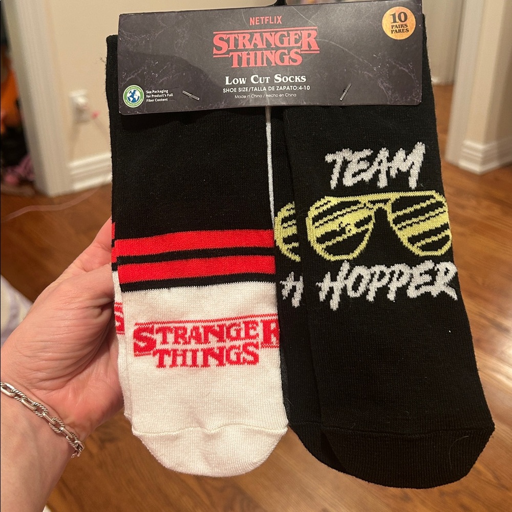 Women Stranger Things socks
